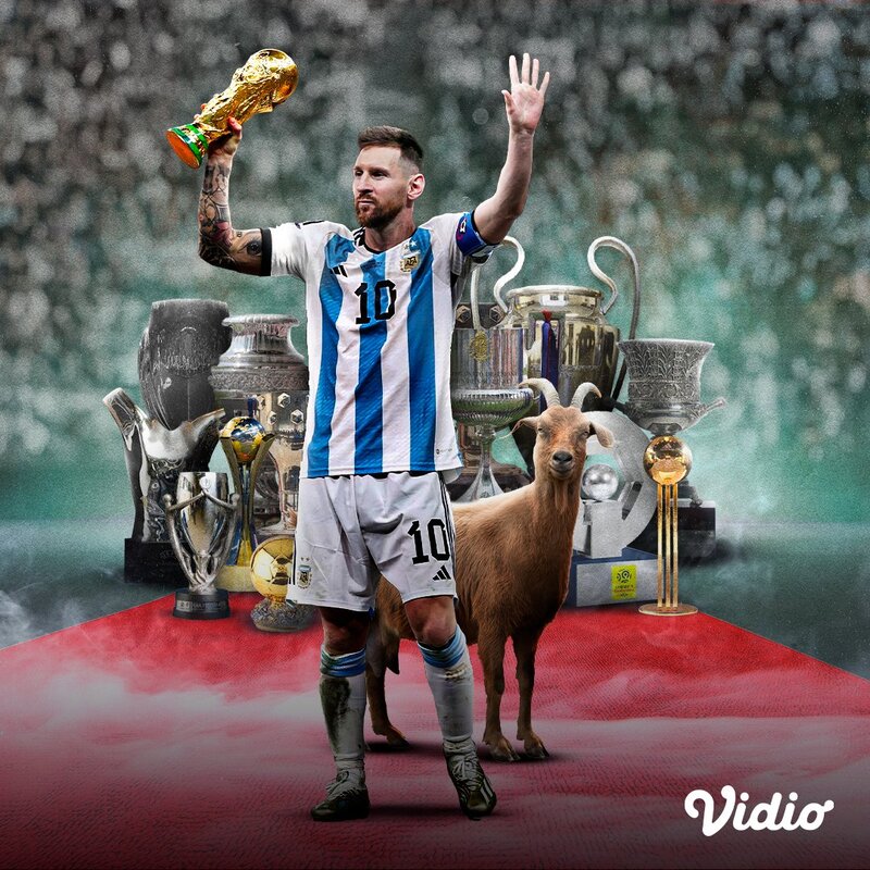 Messi nổi bật với kỹ thuật toàn diện, danh hiệu lớn và chức vô địch World Cup 2022. 