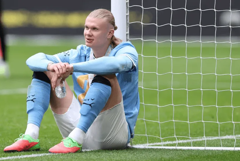 Erling Haaland chạm mốc 152 bàn thắng sau 148 trận đấu trong màu áo Manchester City.